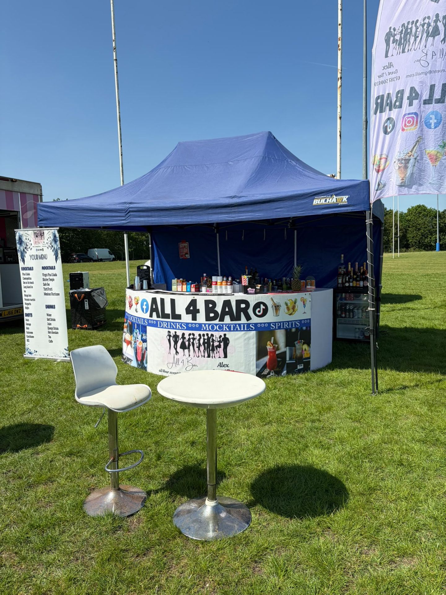 Festival gazebo set-up