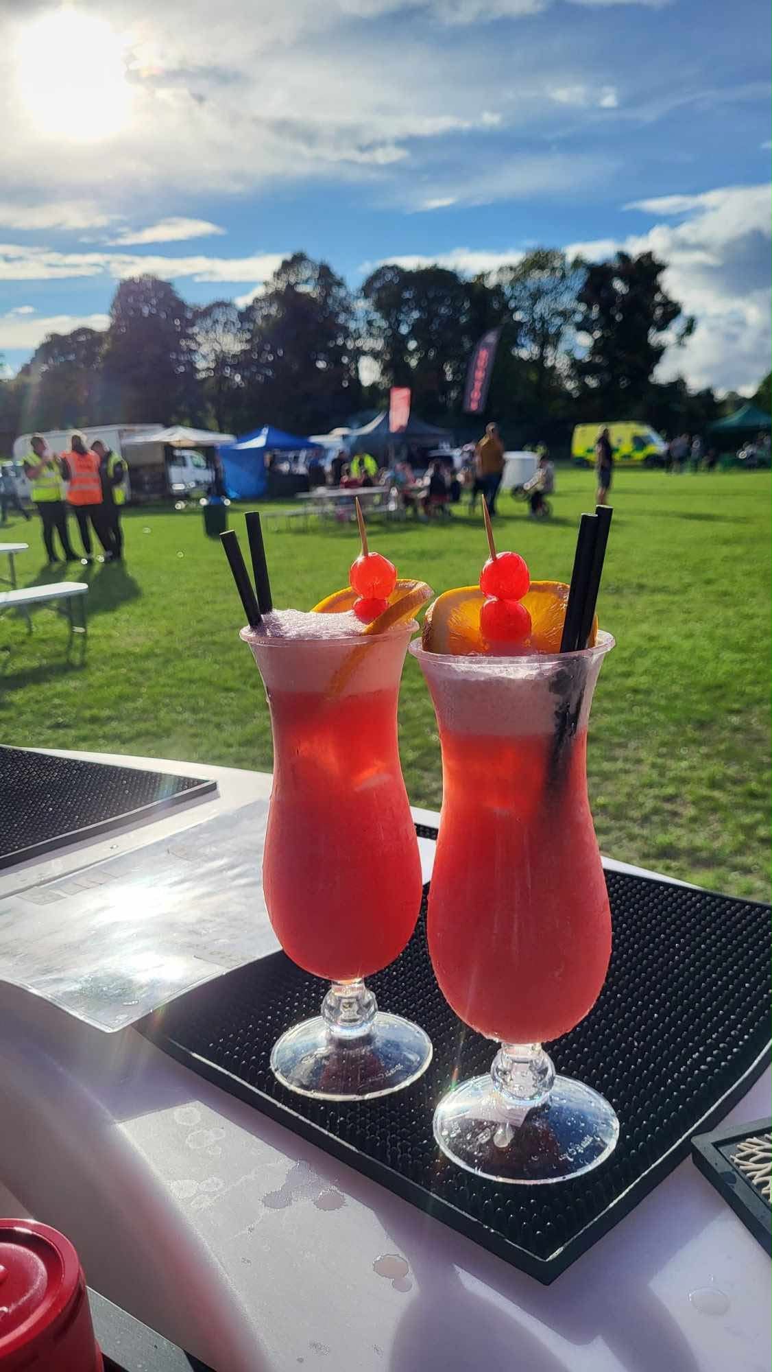 Festival day, drinks up